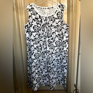 Lands' End Cotton Jersey Swim Cover-up Dress